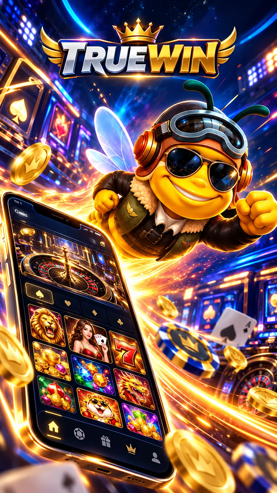 Truewin Casino affiliate landing preview